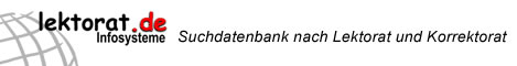Suche nach Lektorat und Korrektorat